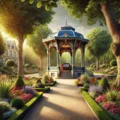 Kiosque dans le jardin du Thabor_GR