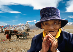 La priere/Tibet- michel bailly
