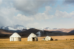 Fin de-journée/Kyrgyzstan - michel bailly